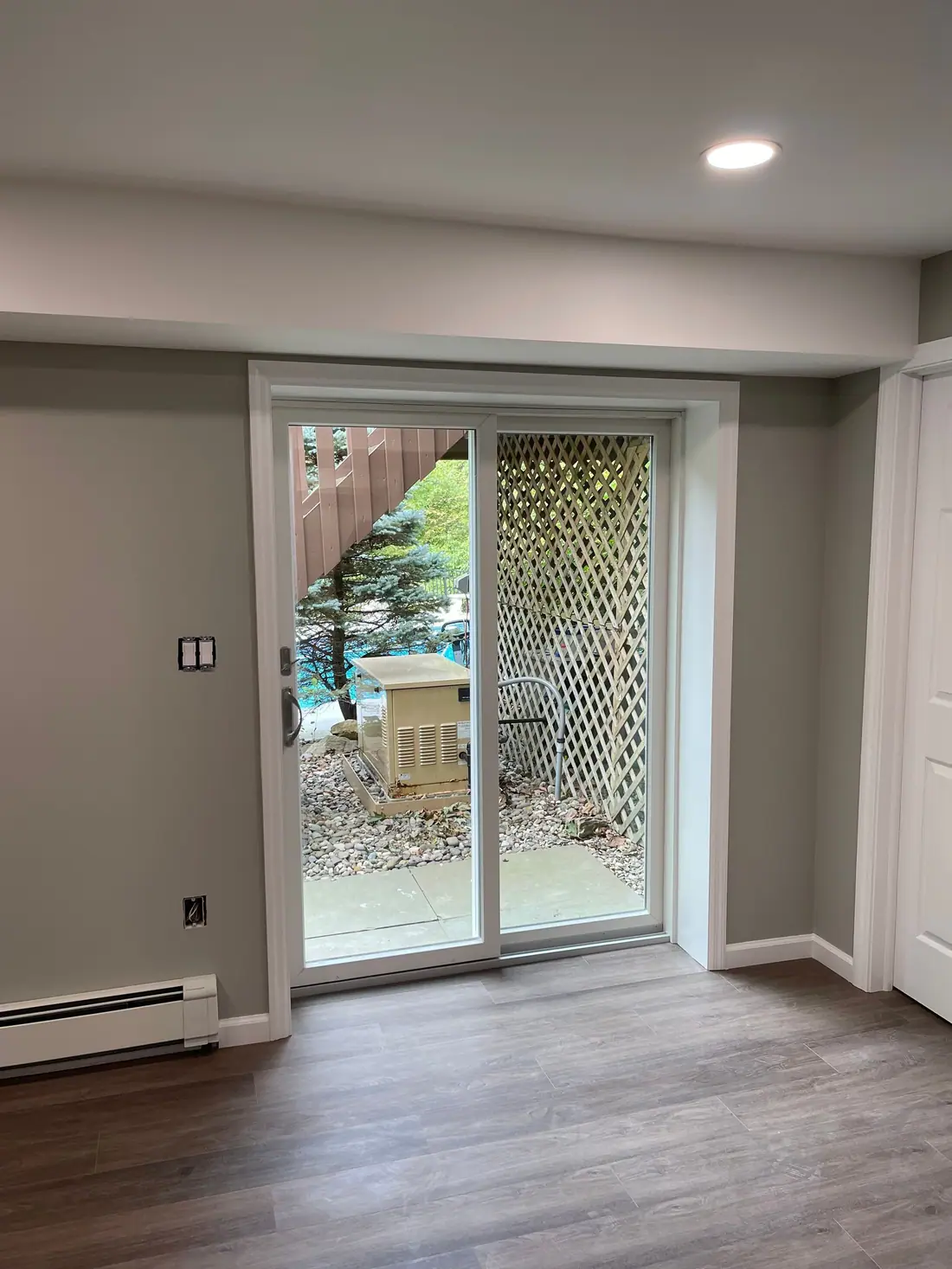 Finished walkout basement