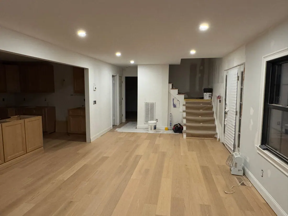 Open first floor on new hardwood
