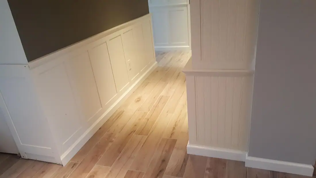 Beadboard wainscoting